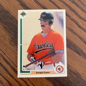 Free item: Dwight Evans Orioles baseball card